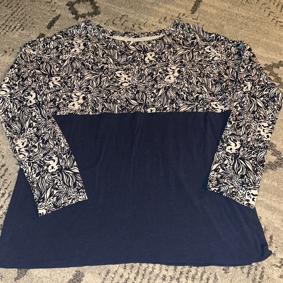 Lilly Pulitzer Finn Top Koalas High Tide size M - Picture 1 of 4